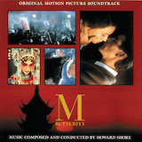 Download or print Howard Shore M. Butterfly (Main Title Theme) Sheet Music Printable PDF 2-page score for Film/TV / arranged Piano Solo SKU: 1313398
