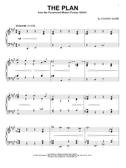 Learn to play Howard Shore The Plan sheet music for Piano in minutes. Howard Shore The Plan sheet music preview music notes and score for Piano including 5 page(s)