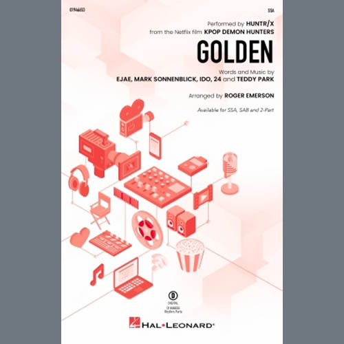 Huntr/x (Ejae, Audrey Nuna and Rei Ami) Golden (from KPop Demon Hunters) (arr. Roger Emerson) profile picture