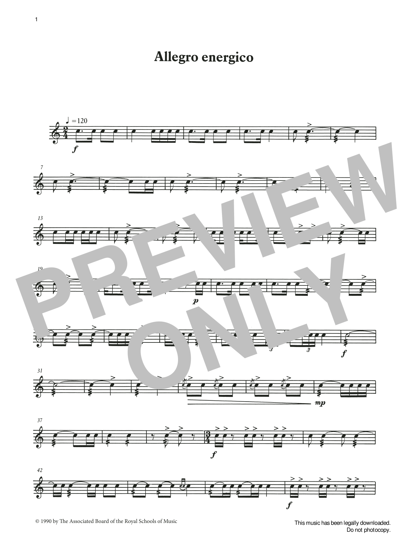 Ian Wright and Kevin Hathaway Allegro energico from Graded Music for Snare Drum, Book III sheet music, chords, lyrics - Printable PDF for Percussion Solo