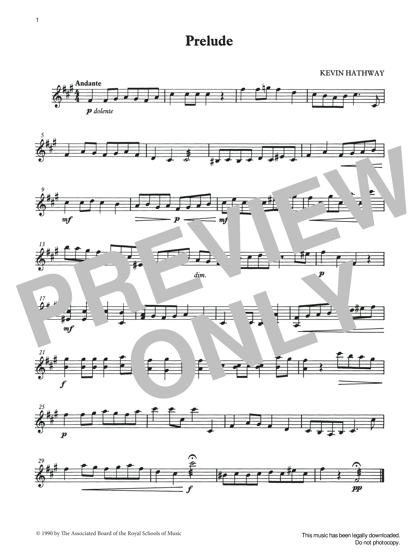 Ian Wright and Kevin Hathaway Prelude from Graded Music for Tuned Percussion, Book II sheet music, chords, lyrics - Printable PDF for Percussion Solo