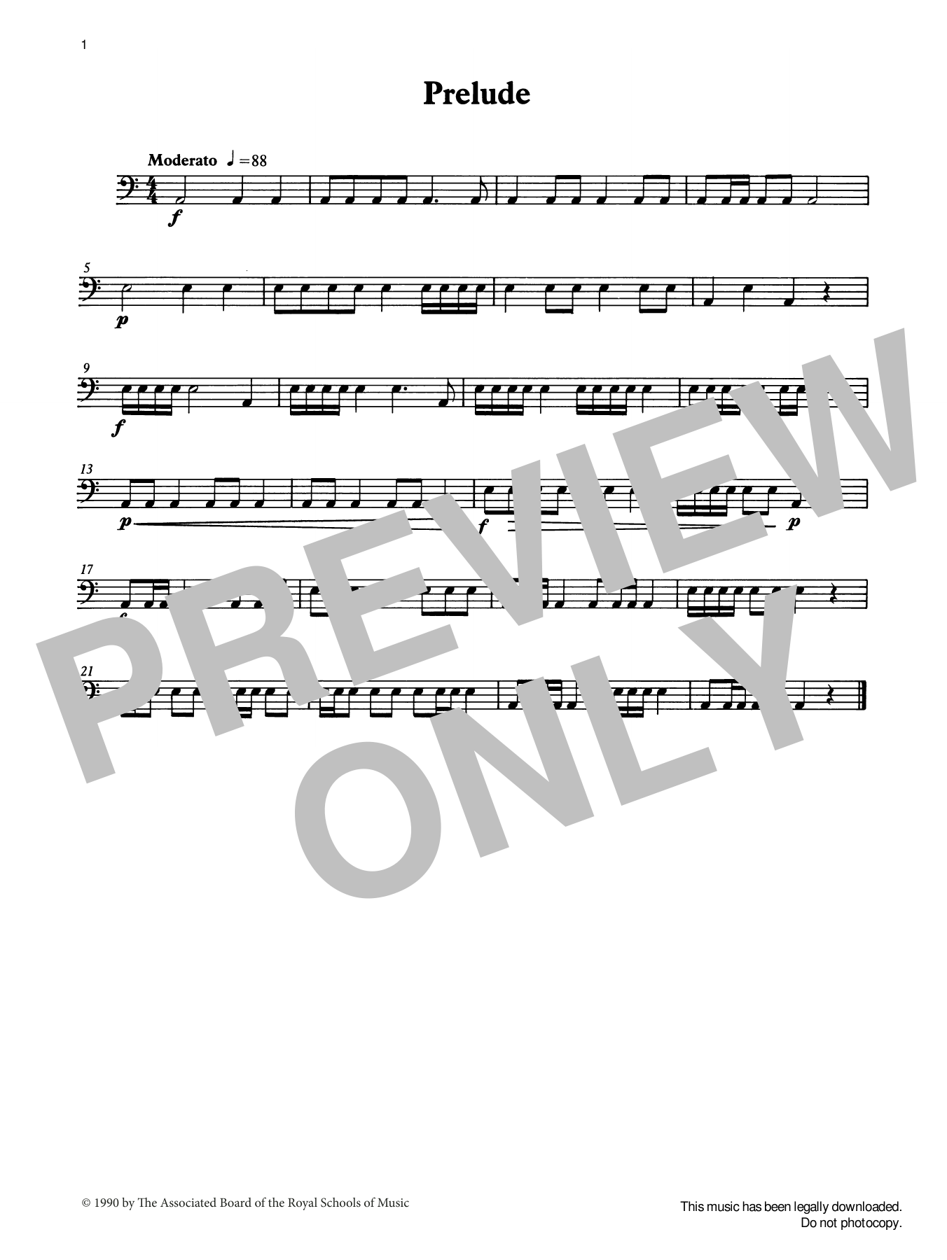 Ian Wright Prelude from Graded Music for Timpani, Book I sheet music, chords, lyrics - Printable PDF for Percussion Solo