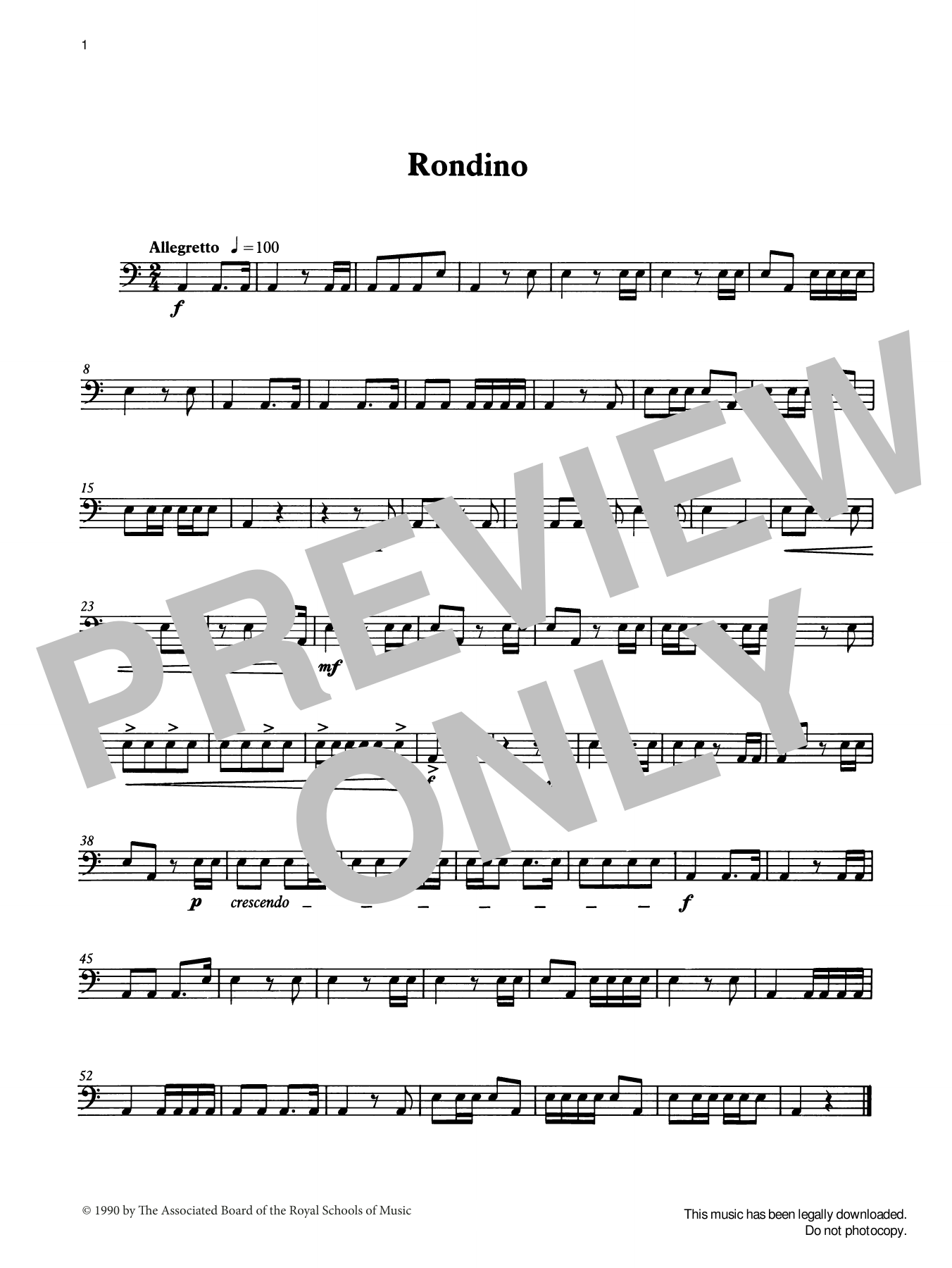 Ian Wright Rondino from Graded Music for Timpani, Book I sheet music, chords, lyrics - Printable PDF for Percussion Solo