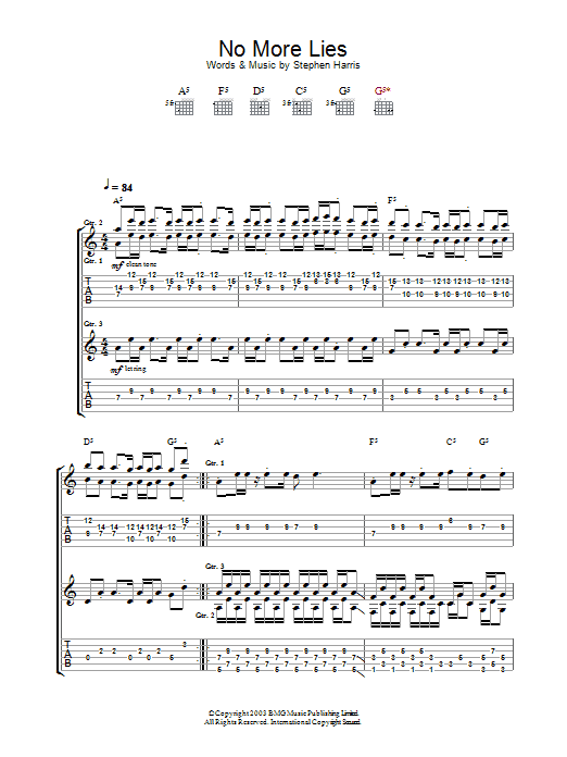 Learn to play Iron Maiden No More Lies sheet music for Guitar Tab in minutes. Iron Maiden No More Lies sheet music preview music notes and score for Guitar Tab including 18 page(s)
