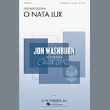 Download or print Ivo Antognini O Nata Lux Sheet Music Printable PDF 7-page score for Classical / arranged SATB SKU: 195629