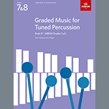 Download or print J. S. Bach Bourrée anglaise from Graded Music for Tuned Percussion, Book IV Sheet Music Printable PDF 2-page score for Classical / arranged Percussion Solo SKU: 506796
