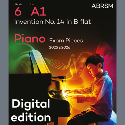 J. S. Bach Invention No. 14 in B flat (Grade 6, list A1, from the ABRSM Piano Syllabus 2025 & 2026) profile picture