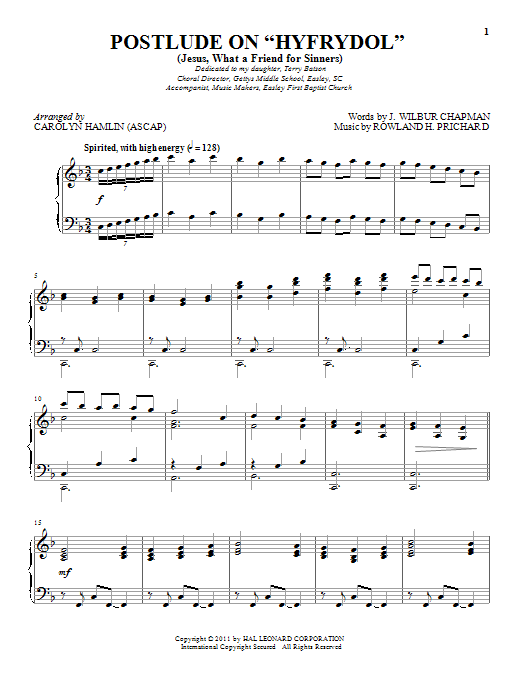 Learn to play Rowland H. Prichard Jesus! What A Friend To Sinners sheet music for Piano in minutes. Rowland H. Prichard Jesus! What A Friend To Sinners sheet music preview music notes and score for Piano including 4 page(s)