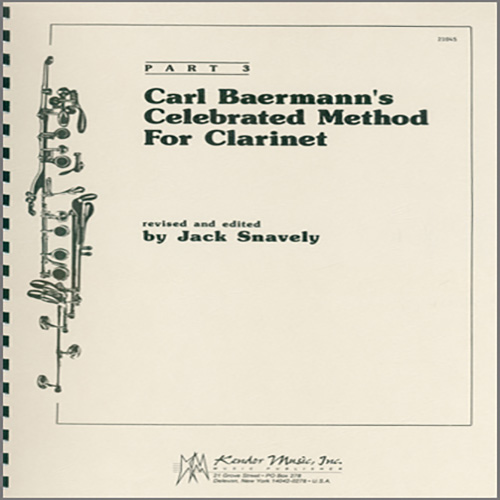 Download or print Jack Snavely Carl Baermann's Celebrated Method For Clarinet, Part 3 Sheet Music Printable PDF 120-page score for Instructional / arranged Instrumental Method SKU: 124969.