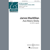 Download or print James MacMillan Ave Maris Stella Sheet Music Printable PDF 5-page score for Hymn / arranged SATB Choir SKU: 187212