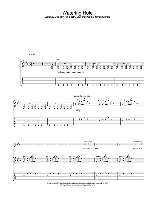 Learn to play James Watering Hole sheet music for Guitar Tab in minutes. James Watering Hole sheet music notes and chords