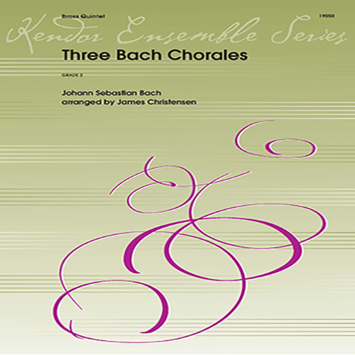 Download or print James Christensen Three Bach Chorales - Trombone Sheet Music Printable PDF 1-page score for Concert / arranged Brass Ensemble SKU: 373897.