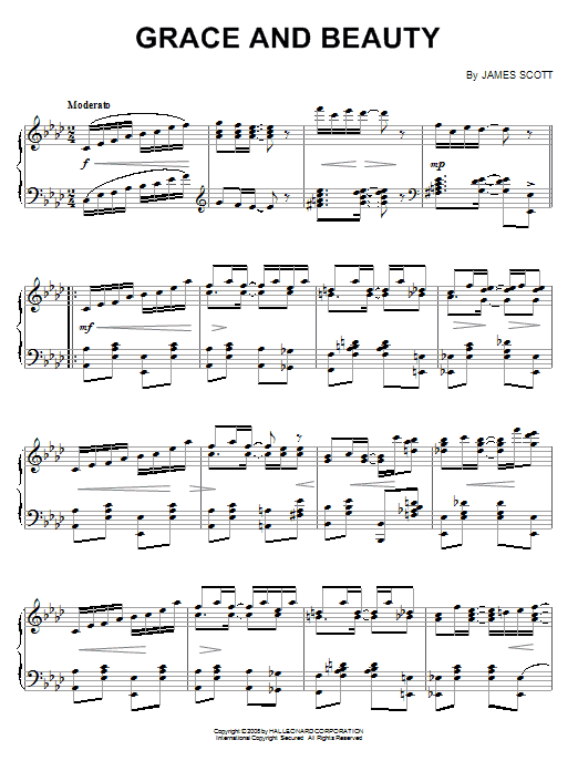 Learn to play James Scott Grace And Beauty sheet music for Guitar Tab in minutes. James Scott Grace And Beauty sheet music preview music notes and score for Guitar Tab including 4 page(s)