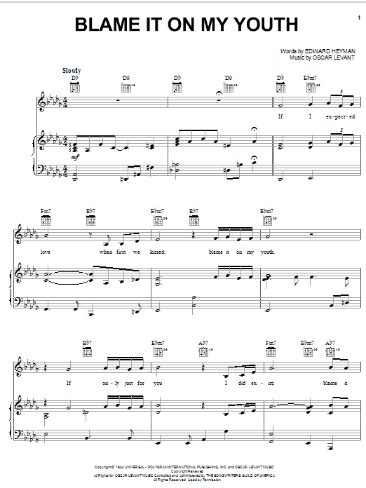 Learn to play Jamie Cullum Blame It On My Youth sheet music for Piano, Vocal & Guitar (Right-Hand Melody) in minutes. Jamie Cullum Blame It On My Youth sheet music preview music notes and score for Piano, Vocal & Guitar (Right-Hand Melody) including 3 page(s)