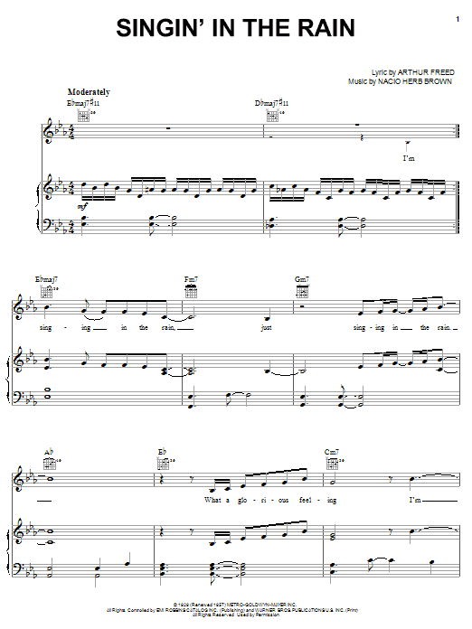 Learn to play Jamie Cullum Singin' In The Rain sheet music for Piano, Vocal & Guitar (Right-Hand Melody) in minutes. Jamie Cullum Singin' In The Rain sheet music notes and chords