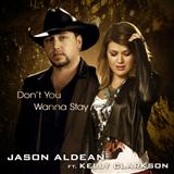 Download or print Jason Aldean featuring Kelly Clarkson Don't You Wanna Stay Sheet Music Printable PDF 7-page score for Pop / arranged Piano, Vocal & Guitar (Right-Hand Melody) SKU: 80025