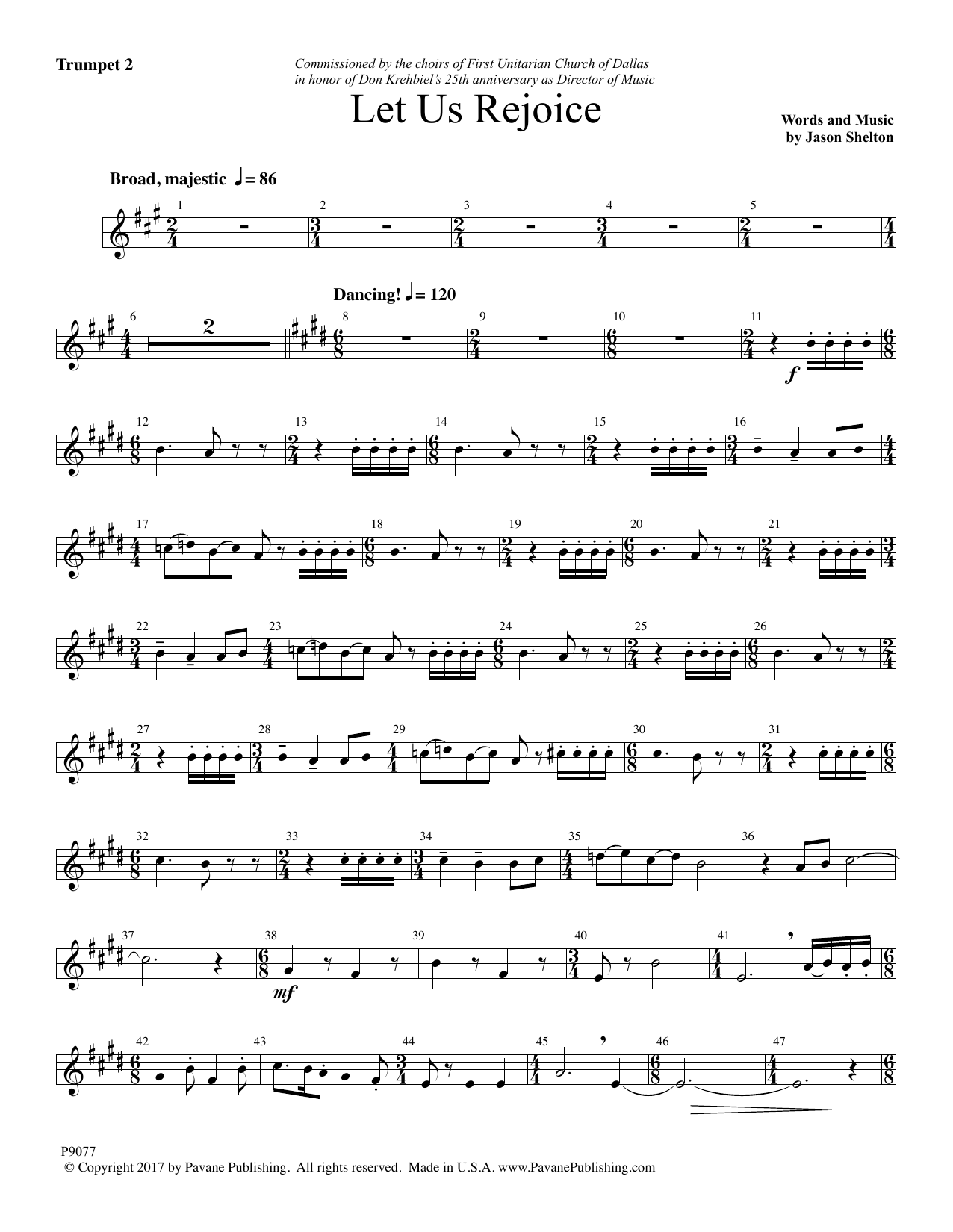 Learn to play Jason Shelton To This Day - Trumpet 2 in Bb sheet music for Choir Instrumental Pak in minutes. Jason Shelton To This Day - Trumpet 2 in Bb sheet music preview music notes and score for Choir Instrumental Pak including 2 page(s)