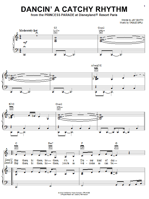 Learn to play Jay Smith Dancin' A Catchy Rhythm sheet music for Piano, Vocal & Guitar (Right-Hand Melody) in minutes. Jay Smith Dancin' A Catchy Rhythm sheet music notes and chords