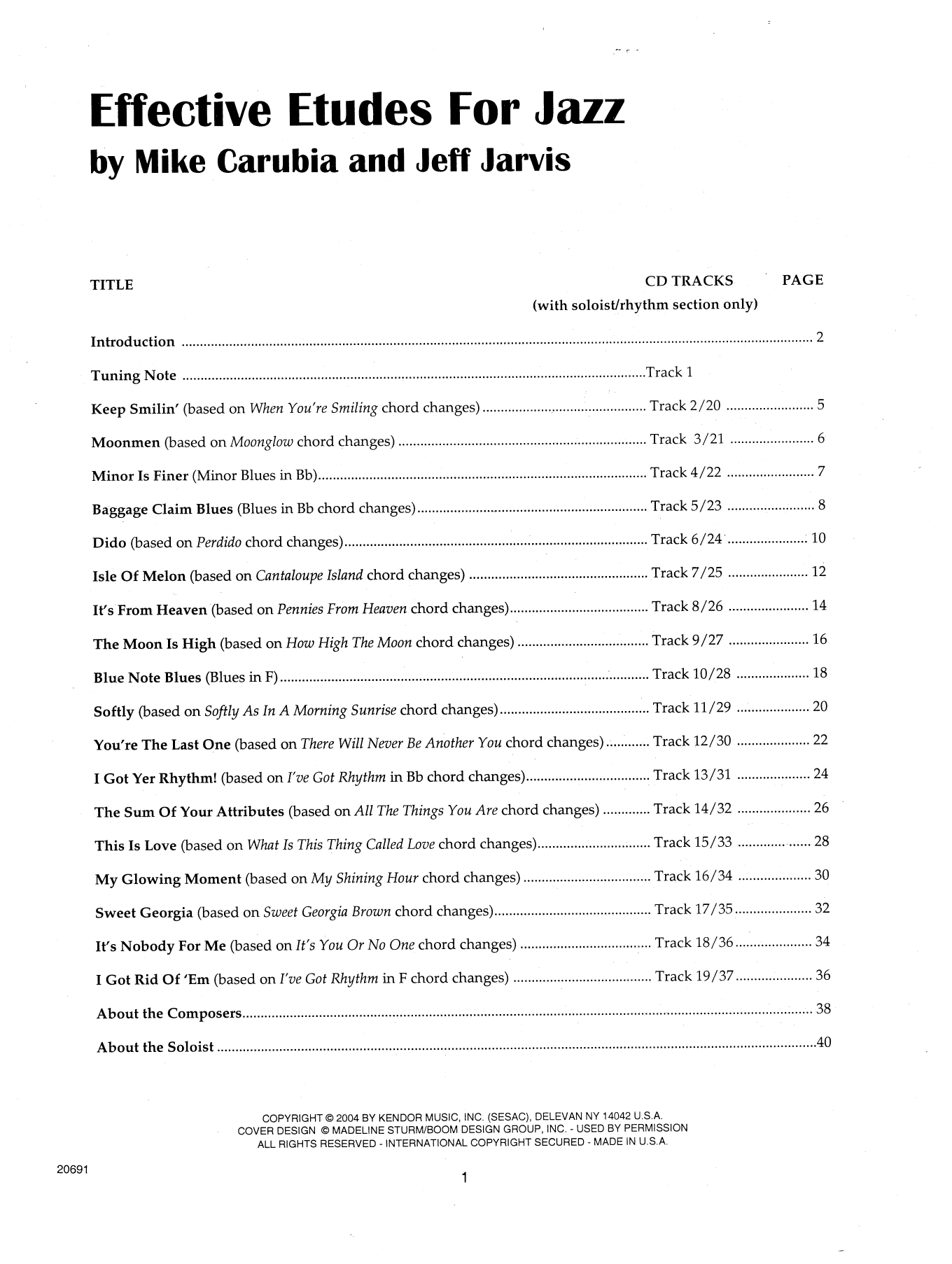 Learn to play Jeff Jarvis Effective Etudes For Jazz - Flute sheet music for Woodwind Solo in minutes. Jeff Jarvis Effective Etudes For Jazz - Flute sheet music preview music notes and score for Woodwind Solo including 40 page(s)