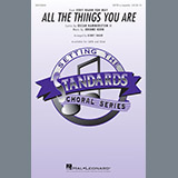 Download or print Jerome Kern All The Things You Are (arr. Kirby Shaw) Sheet Music Printable PDF 4-page score for Jazz / arranged SATB SKU: 184832