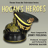 Download or print Jerry Fielding Hogan's Heroes March Sheet Music Printable PDF 1-page score for Film and TV / arranged Melody Line, Lyrics & Chords SKU: 174712