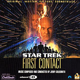 Download or print Jerry Goldsmith Star Trek(R) First Contact Sheet Music Printable PDF 3-page score for Film and TV / arranged Piano SKU: 20009