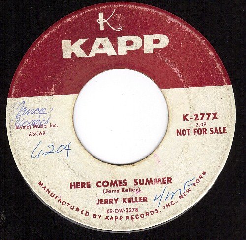 Jerry Keller Here Comes Summer pictures Jerry Keller Here Comes Summer profile picture
