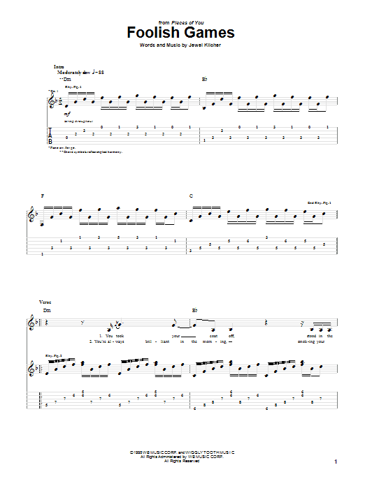 Play The Game sheet music for guitar (chords) (PDF) v2