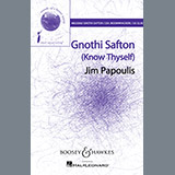 Download or print Jim Papoulis Gnothi Safton Sheet Music Printable PDF 19-page score for Festival / arranged SATB SKU: 169710