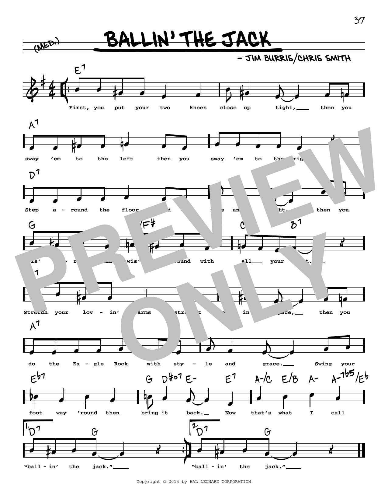 Learn to play Jim Burris Ballin' The Jack (High Voice) sheet music for Real Book – Melody, Lyrics & Chords in minutes. Jim Burris Ballin' The Jack (High Voice) sheet music preview music notes and score for Real Book – Melody, Lyrics & Chords including 1 page(s)