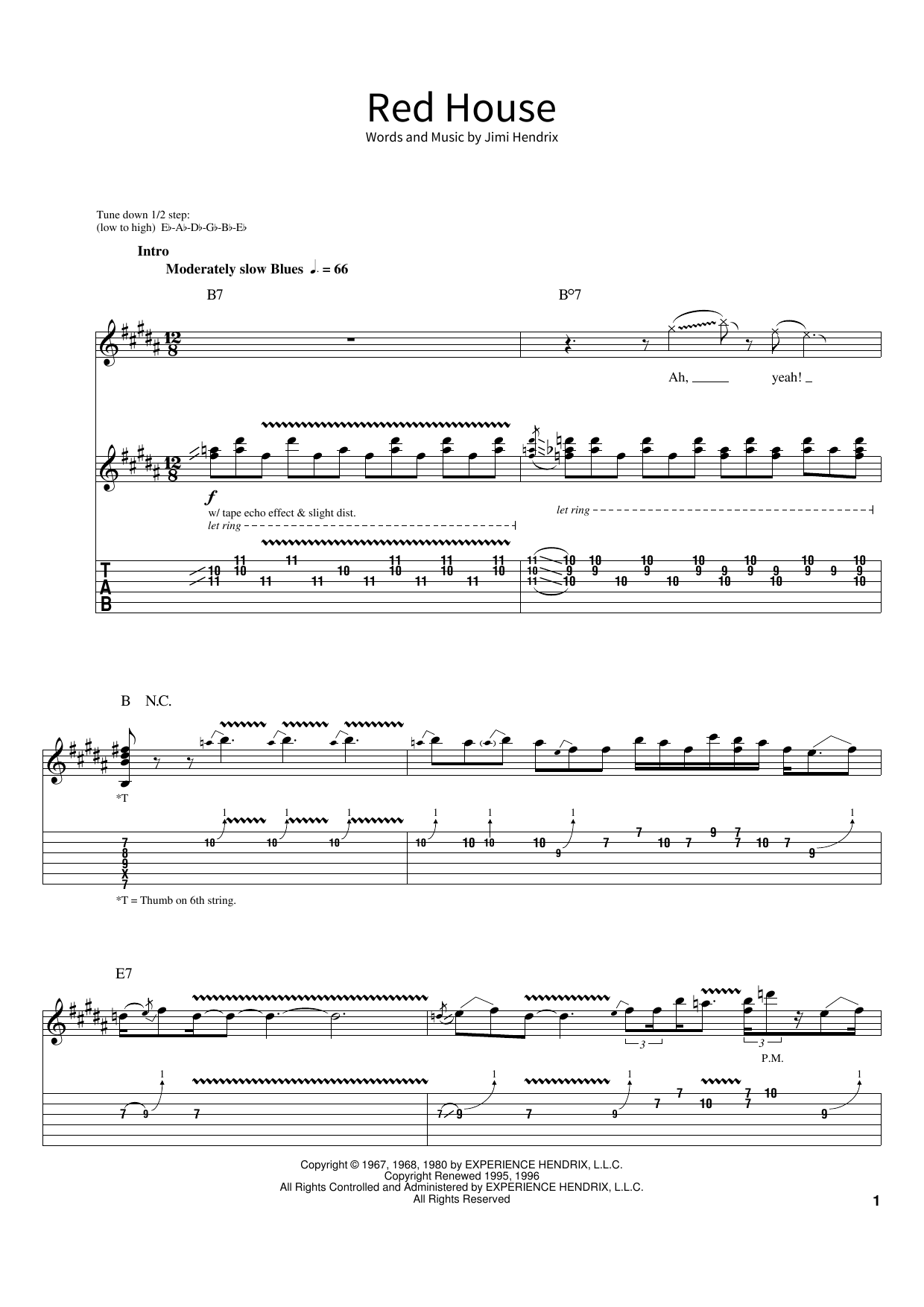 Learn to play Jimi Hendrix Red House sheet music for Melody Line, Lyrics & Chords in minutes. Jimi Hendrix Red House sheet music preview music notes and score for Melody Line, Lyrics & Chords including 2 page(s)