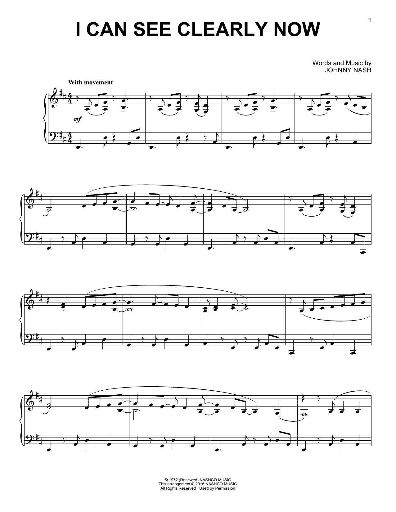 Learn to play Jimmy Cliff I Can See Clearly Now sheet music for Piano in minutes. Jimmy Cliff I Can See Clearly Now sheet music notes and chords