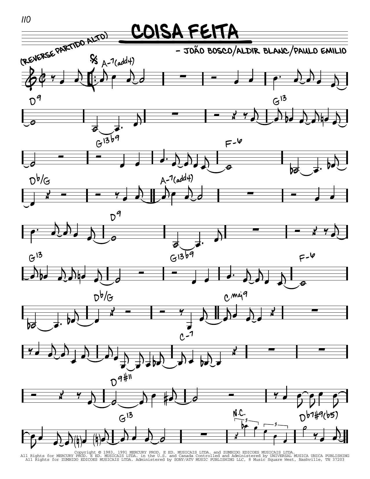 Learn to play Joao Bosco Coisa Feita sheet music for Real Book – Melody & Chords in minutes. Joao Bosco Coisa Feita sheet music preview music notes and score for Real Book – Melody & Chords including 2 page(s)