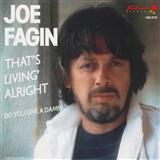 Download or print Joe Fagin That's Livin' Alright Sheet Music Printable PDF 3-page score for Rock / arranged Piano, Vocal & Guitar (Right-Hand Melody) SKU: 121028