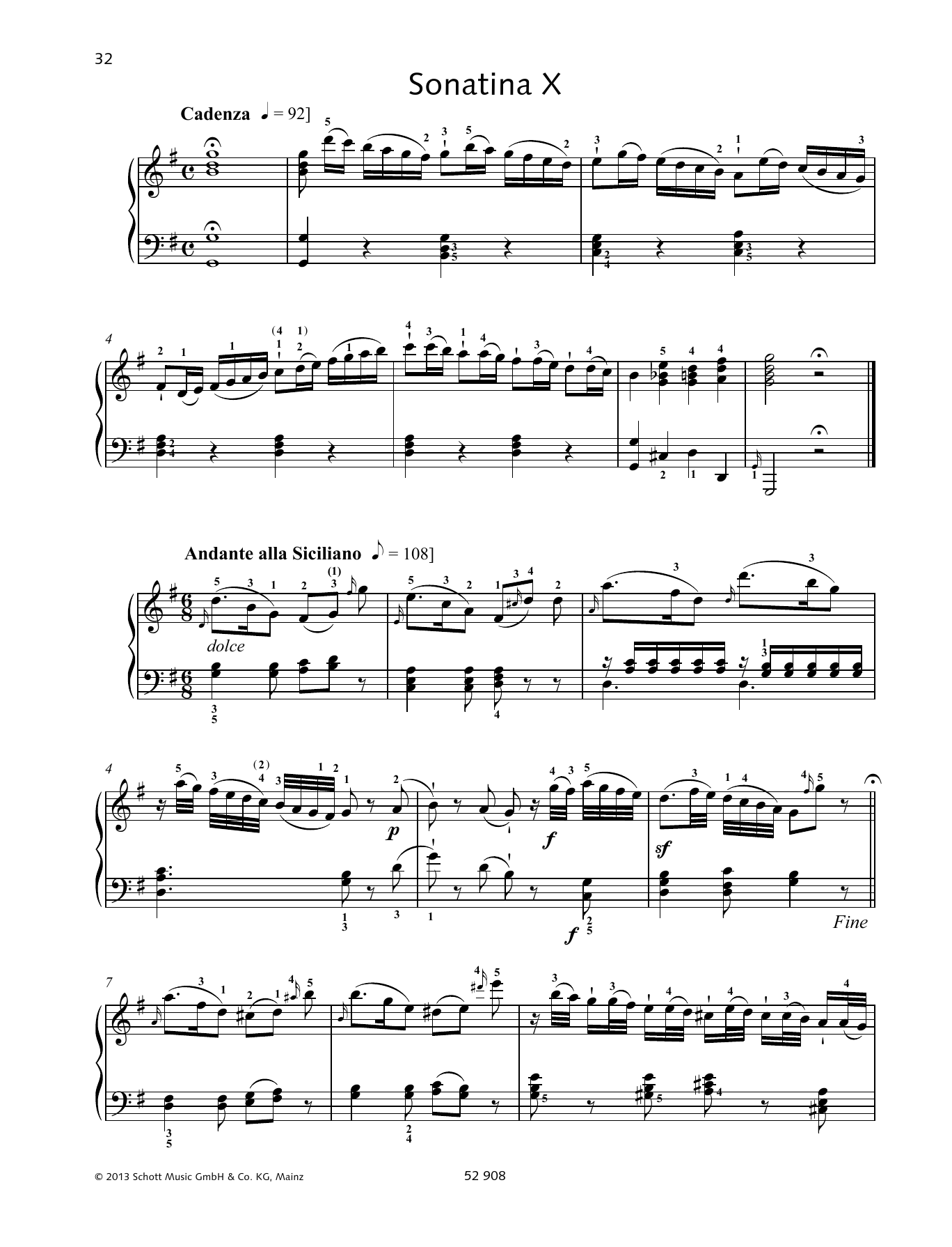 Learn to play Johann Baptist Vanhal Sonatina X sheet music for Piano Solo in minutes. Johann Baptist Vanhal Sonatina X sheet music preview music notes and score for Piano Solo including 3 page(s)