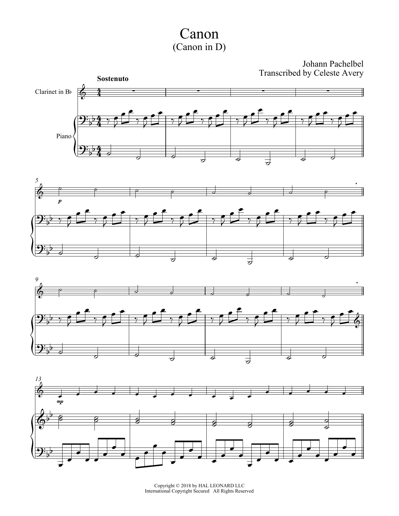 sheet music
