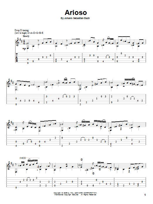 Learn to play J.S. Bach Arioso sheet music for Easy Guitar Tab in minutes. J.S. Bach Arioso sheet music preview music notes and score for Easy Guitar Tab including 3 page(s)