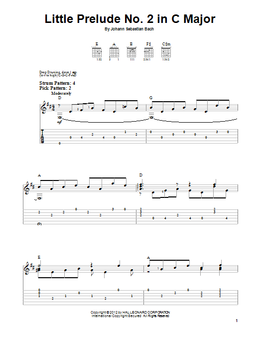 Learn to play J.S. Bach Prelude No.2 From J.S. Bach Prelude No.2 From