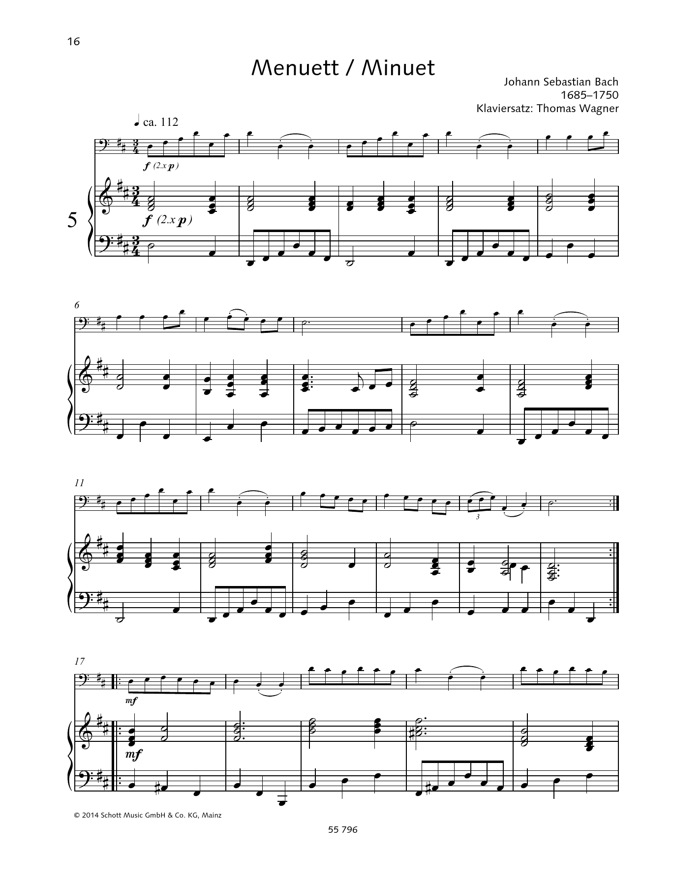 Learn to play Johann Sebastian Bach Minuet sheet music for String Solo in minutes. Johann Sebastian Bach Minuet sheet music preview music notes and score for String Solo including 3 page(s)