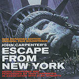 Download or print John Carpenter Escape From New York Sheet Music Printable PDF 3-page score for Film/TV / arranged Piano Solo SKU: 1718651