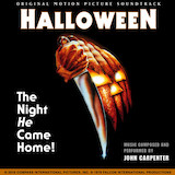 Download or print John Carpenter Laurie's Theme (from Halloween) Sheet Music Printable PDF 2-page score for Film/TV / arranged Piano Solo SKU: 1718745