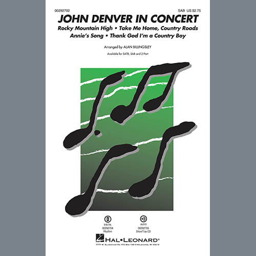 John Denver John Denver In Concert (arr. Alan Billingsley) profile picture