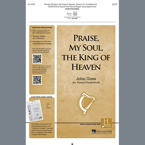 John Goss Praise, My Soul, The King Of Heaven (arr. Duane Funderburk) profile picture