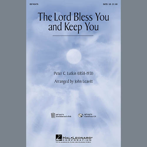 Peter C. Lutkin Lord Bless You And Keep You (arr. John Leavitt) profile picture