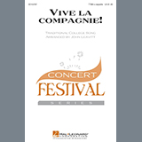 Download or print John Leavitt Vive La Compagnie! Sheet Music Printable PDF 3-page score for Concert / arranged TTBB SKU: 164471