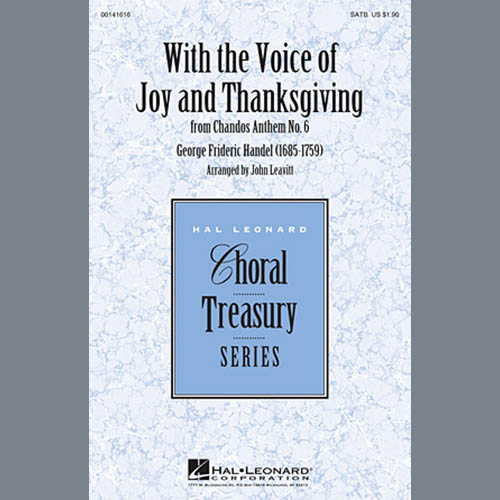 George Frideric Handel With The Voice Of Joy And Thanksgiving (arr. John Leavitt) profile picture