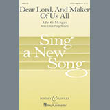 Download or print John Morgan Dear Lord And Maker Of Us All Sheet Music Printable PDF 8-page score for Hymn / arranged SATB SKU: 154604