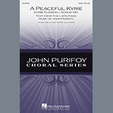 Download or print John Purifoy A Peaceful Kyrie Sheet Music Printable PDF 2-page score for World / arranged SAB SKU: 155301