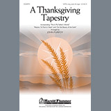 Download or print John Purifoy A Thanksgiving Tapestry Sheet Music Printable PDF 3-page score for Pop / arranged SATB SKU: 96920