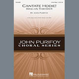 Download or print John Purifoy Cantate Hodie! (Sing On This Day) Sheet Music Printable PDF 7-page score for Festival / arranged 3-Part Mixed SKU: 159963